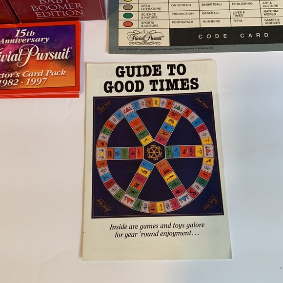 Trivial Pursuit Baby Boomer Edition Subsidiary Card Game - Picture 4 of 5